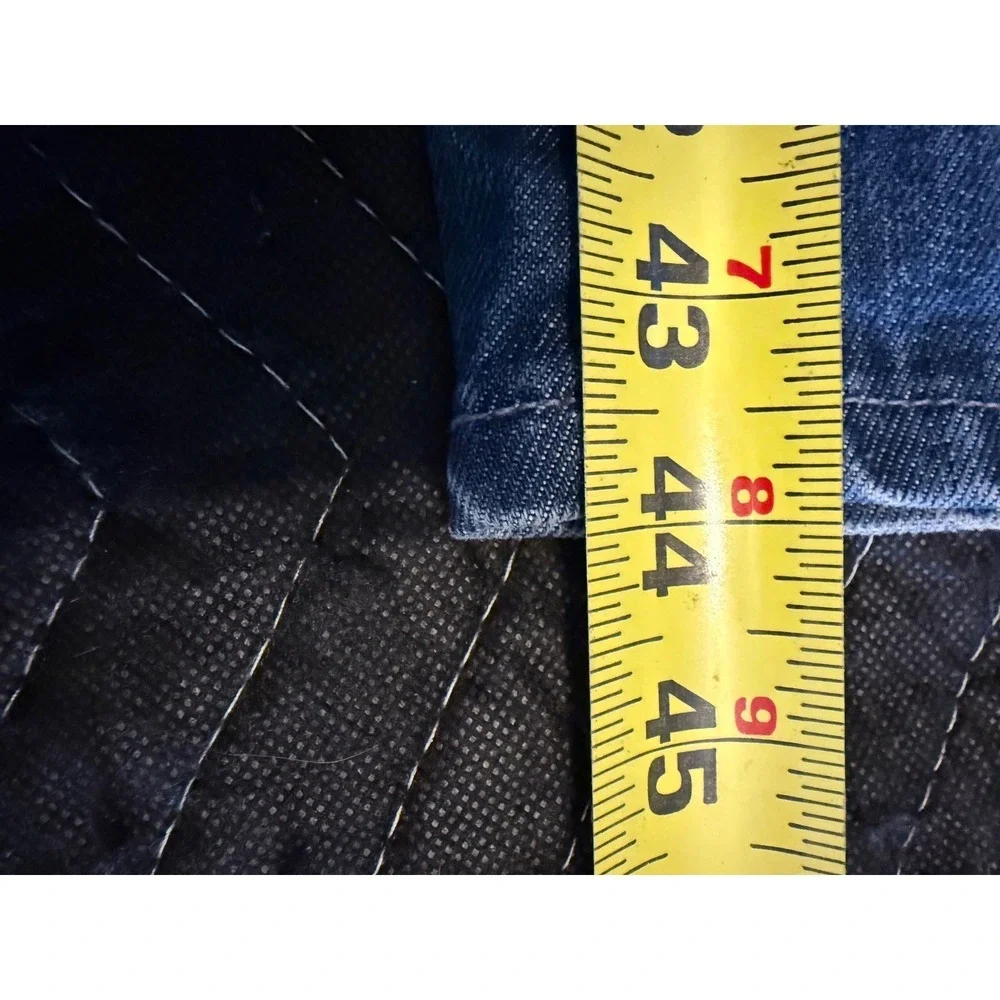 Levi's 566 Sta-Prest Jeans Mens 34x34 Blue Red Tab 90s Vintage Made in Spain